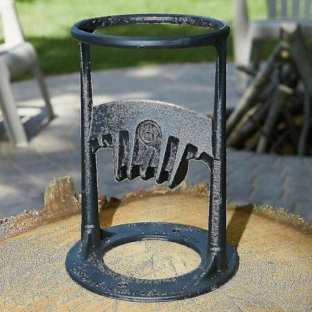 Brændehugger til optænding, brændehugger i støbt stål, håndhugger til optænding, brændehugger til brændekløvning, til campingplads, hjem, udendørs 