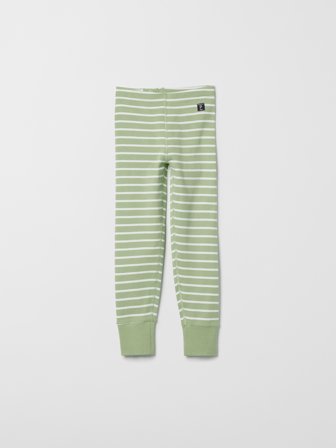 Polarn O. Pyret - Striped trousers - 110 - Childrenswear - green