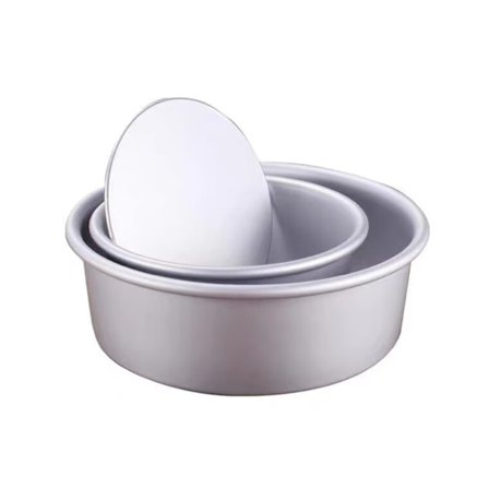 2 stk 14CM Non-Stick kakeform med avtagbar bunn