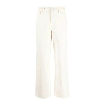 Mother, Wide Jeans Beige, Dames, Maat:W26
