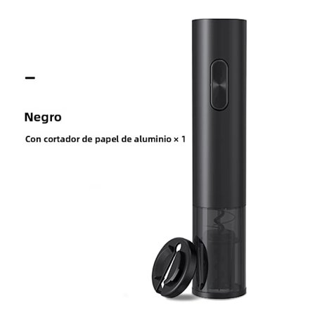 Black1-Elektrisk døråbner med filmskærer og skruetrækker til vinflasker, smarte automatiske køkkentilbehør, hjemmeapp