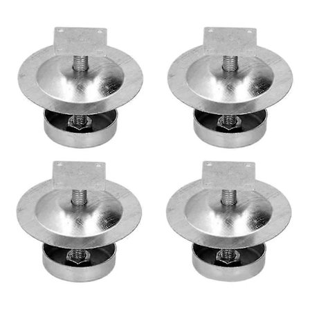 4 stk. Bikubeføtter i metall, bikubefotverktøy, utendørs bikubebase for birøktere