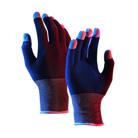 2-pak Game Fingerspids Handsker til Gamer Svedtætte Anti-skrid følsomt Touch Finger Sleeve Åndbart Gaming Finger Cover