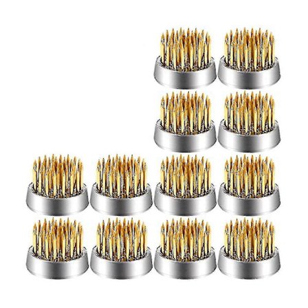 12 kpl Kukka Sammakko Pidike, Kenzans Pyöreä Kukka-asetelma Mini Kukkasammakko Nastat, 0,9 tuuman Kukka