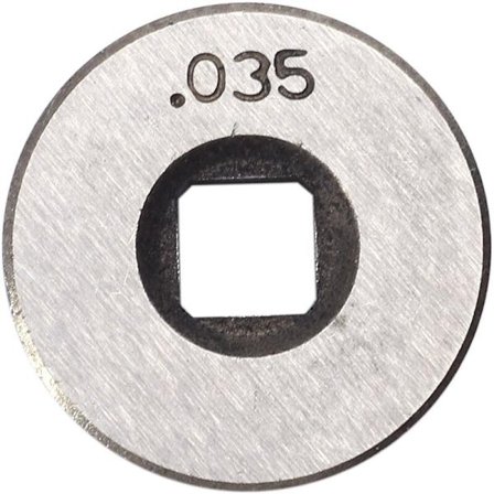 Mig svejsemaskine tråd føderulle hjul 25mm diameter 0,8-0,9mm/0,030inch - 0,035inch