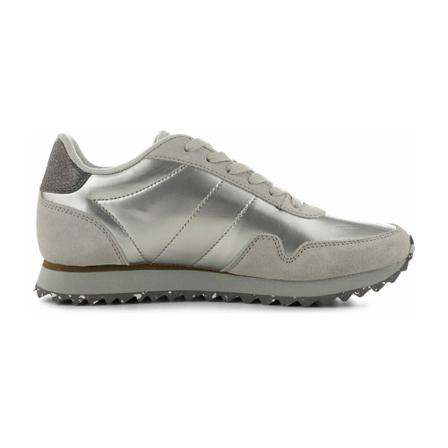 Woden Nora III Metallic Nylon Grå, Dame Sneakers, Størrelse: 41 EU