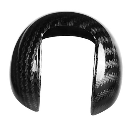 Carbon Fiber Gear Shift Knob Head Cover Cap Decal Trim til Audi A3 8V S3 2014-2018