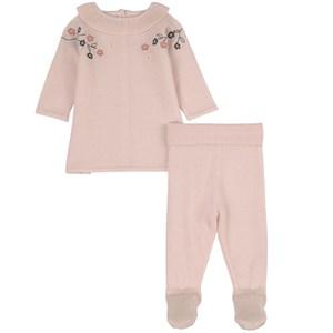 Tartine et Chocolat 2-piece Rose Pale Dress Set 9 Months - Clothing sets - 9 months - Pink - Mädchen