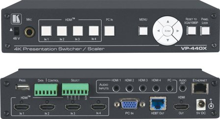 KRAMER VP-440X A/V-svitsjer / skalerer / HDBaseT-omformer