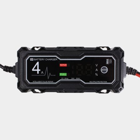Batterioplader 1852-Marine Auto, 200 - 240 V AC, 6 / 12 V, 4 A / time, med ladekabel
