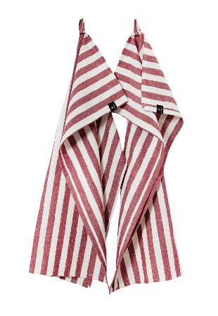 Himla Bretagne Kökshandduk 50x70 cm Kökstextil Röd