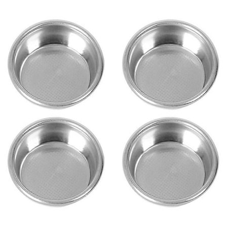 4-pakning 54mm Filterkurv kompatibel med Sage 870/875/878/880 54mm Halvautomatisk Kaffemaskin Bunnløst Håndtaksfilter
