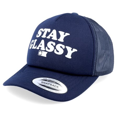 Salty Crew - Blå trucker Caps - Stay Glassy Foam Navy Trucker @ Hatstore
