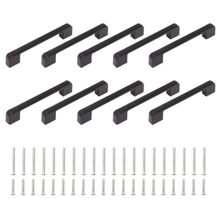 10 stk. Skuffe-dørhåndtak i aluminiumslegering for kjøkken og skap