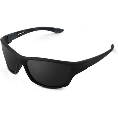 Sports Polariserte Solbriller, 100% UV-Beskyttelse Solbriller for Menn Kvinner, Ultralette Polariserte Solbriller for Sykling Kjøring Løping Fiske