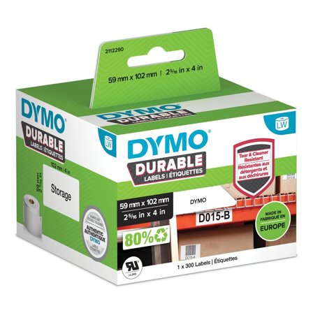 DYMO Etikett LW 59x102mm 300/fp - Lyreco - Kontorsmaskiner - Etikettskrivare och etiketter - Etiketter - Dymo