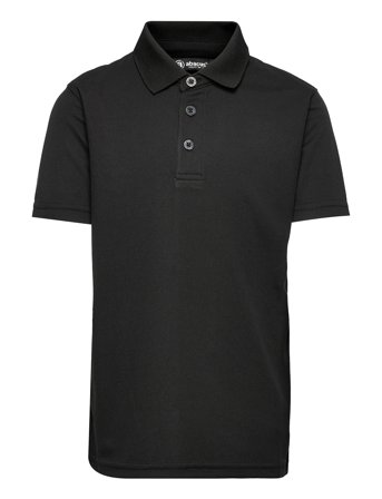 Abacus Jr Cray Drycool Polo - Black - 130