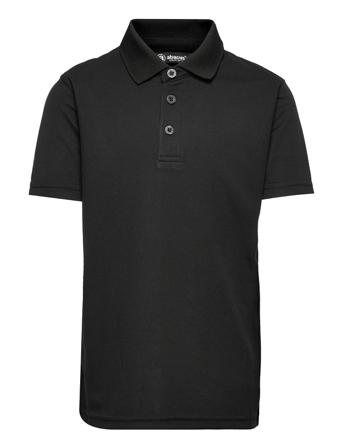 Jr Cray Polo T-shirts Sports Tops Svart Abacus