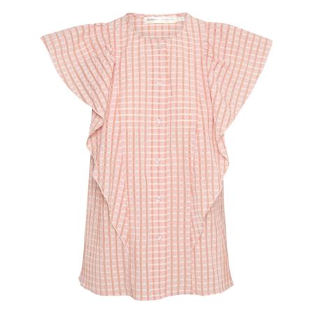 InWear Vanidaiw Frill Top Pink, Dame