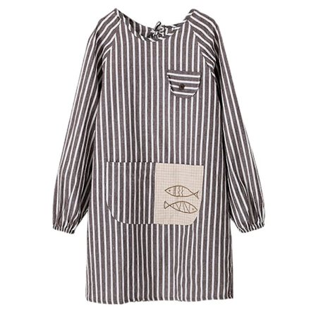 Forklæde Hudvenligt Olieafvisende Polyester Bomuld Justerbare Stropper Voksen Forklæder Til Madlavning