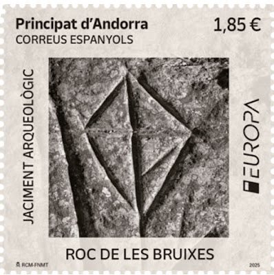 Andorra spansk - EUROPA 2025 Nationale arkæologiske opdagelser - Postfrisk frimærke