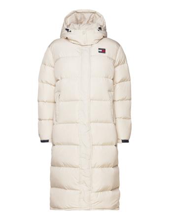 Tjw Alaska Long Puffer Fôret Kåpe Hvit Tommy Jeans*Betinget Tilbud