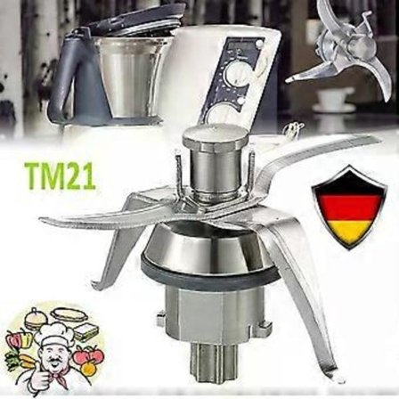 Vorwerk Thermomix TM21 Köksmaskin Reservdel Kniv Mixkniv Rostfritt stål
