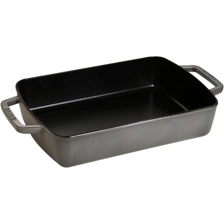 Staub La Cocotte Ovnfast fad 30 x 20 cm., grå | KitchenOne