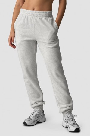 ICANIWILL - Everyday Tapered Sweatpants White Melange - Hosen - Damen - ICIW