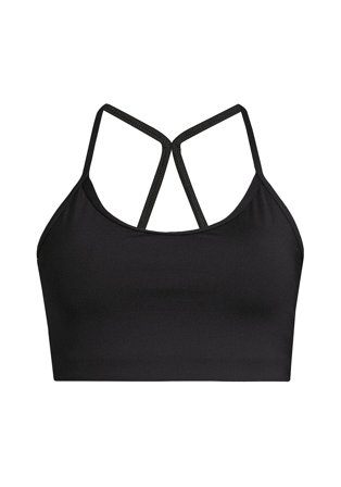 Casall Sleek Strappy Sports Bra Black XS, Tøj & Bolig, Træningstøj, Sports-bh'er