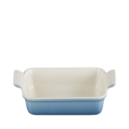 Le Creuset Rektangulär ugnsform Heritage stengods 19cm Chambray Skålar Blå 1,1L / 19 cm