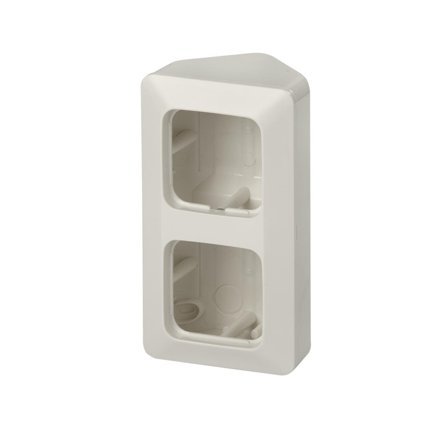 ABB 2512H.13 Hjørneboks for 2 rom, Strømbrytere & vegguttak