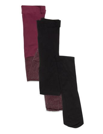 2-Pack Tights Glitter/Solid Socks & Tights Tights Multi/mønstret The New