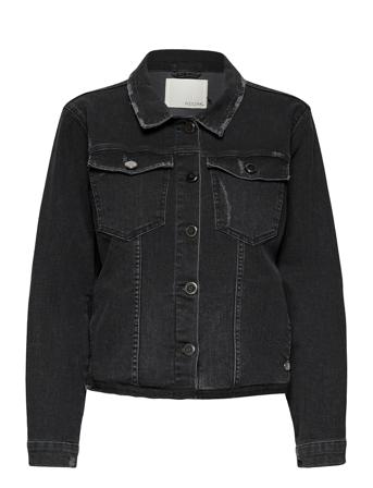 Adriana Swan Denim Jacket Black Pieszak