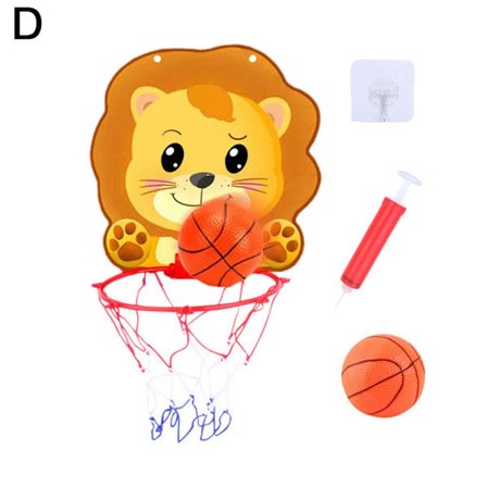 Mini basketballkurv til børn med pumpe og net