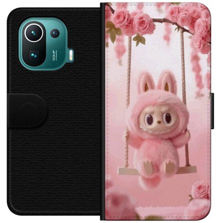 Xiaomi Mi 11 Pro Plånboksfodral Monsterfigur söt kanin med rosa kinder