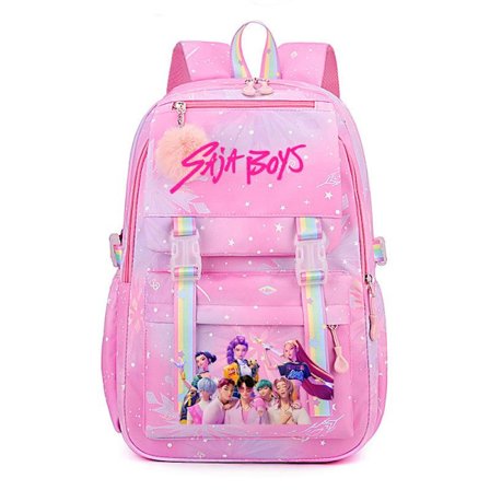 Magic Hunters' Skolesekk KPop Stor Kapasitet Student Ryggsekk