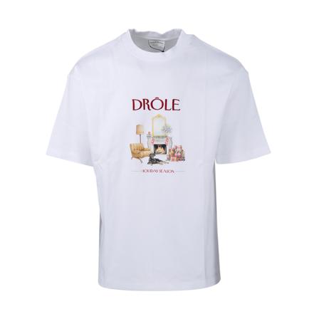 Drole de Monsieur T-Shirt Hvid, Herre T-shirts