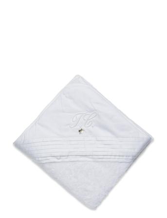 Monogramme Bath Towel Home Bath Time Towels & Cloths Towels Vit Tartine Et Chocolat