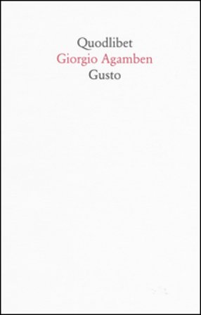 Gusto Giorgio Agamben