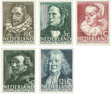 Holland 1938 - NVPH 305-309 - Postfrisk