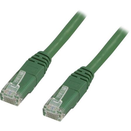 Deltaco Koblingskabel - RJ-45 (hann) til RJ-45 (hann) - 3 m - UTP - CAT 6 - grønn