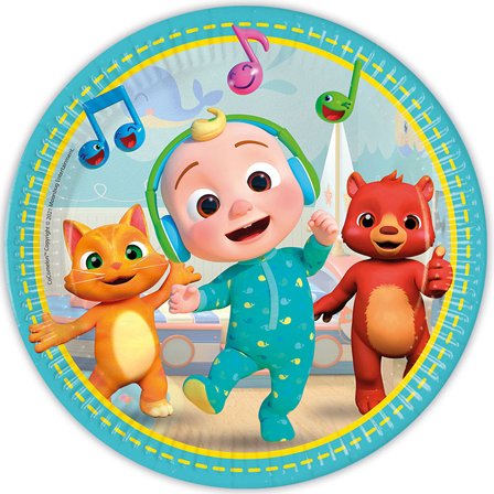 Cocomelon Paperilautaset 20-Pack