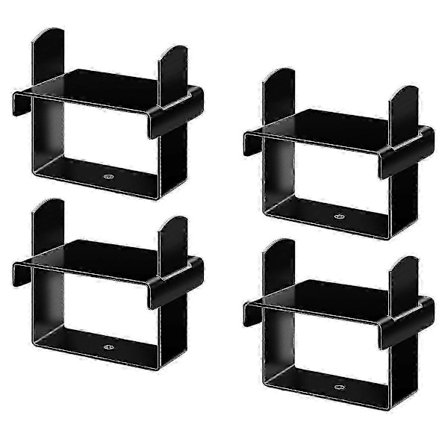 4 st Bladfjäderklämma Kit Bladfjädrar Upp till 2,5 tum breda Lås bladfjäder tillsammans för fordon Stabiliserande kontrollutgåva 0618