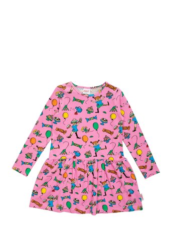 Fest Pippi Klänning Pink Martinex