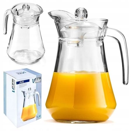 Hermetisk Glas Kanna - Ospecificerad - 1,4L - Transparent - Diskmaskin - För Juice, Te, Lemonad