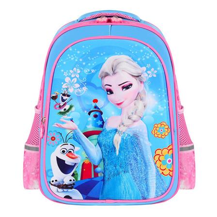 Frozen/prinsessan Sofia Barn Flickor Ryggsäck Bokväskor Lättvikt Stor kapacitet Grundskoleväska Presenter Frozen Blue