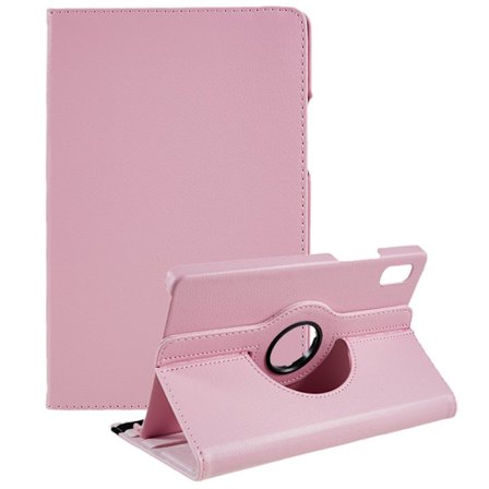 SKALO Lenovo Tab M9 360 Litchi Flip Cover - Pink