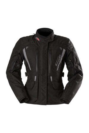 Motorradjacke Furygan Apalaches Lady EVO Damen Schwarz/Grau 3XL