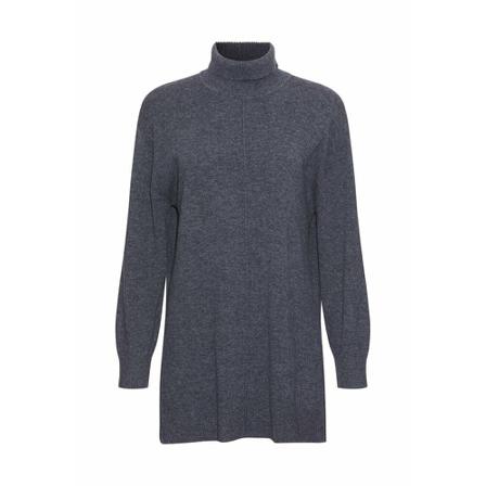 RUE de Femme Kelsey Strik Grå, Dame Rullekraver